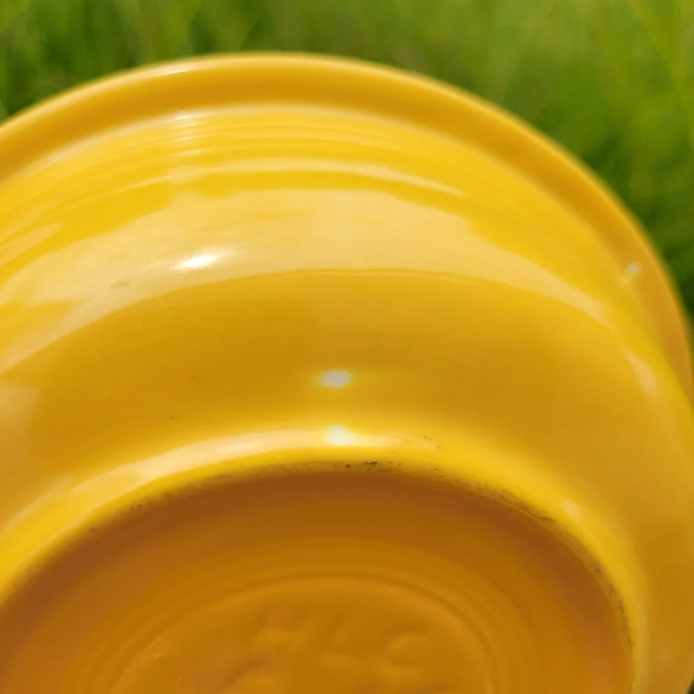 Vintage Fiesta ~ Yellow Fruit Bowl & Single S&P Shaker ~ Fiestaware Made in USA